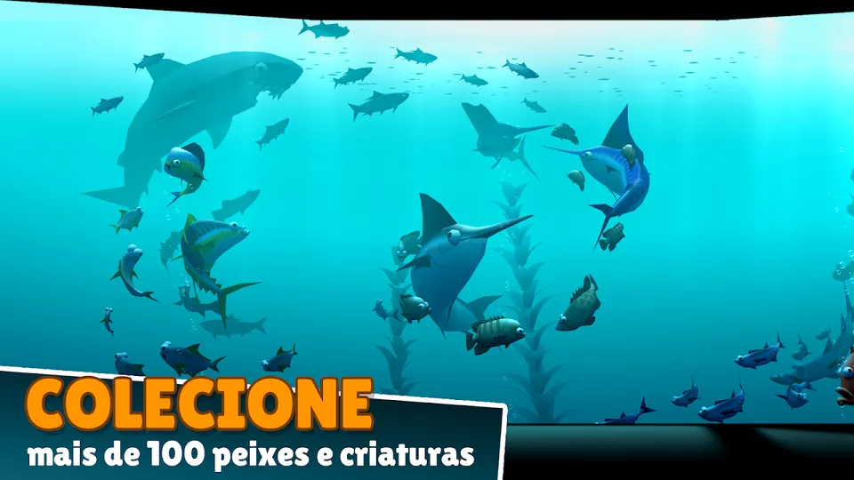 Creatures of the Deep: aquário com tubarões, espadartes e raias